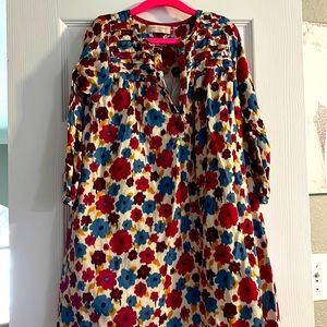 Pink chicken floral dress size 7. Great condition